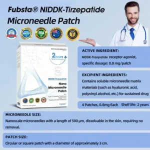 Fubsta® Official Store NIDDK-Tirzepatide Nano Microneedle Patch
